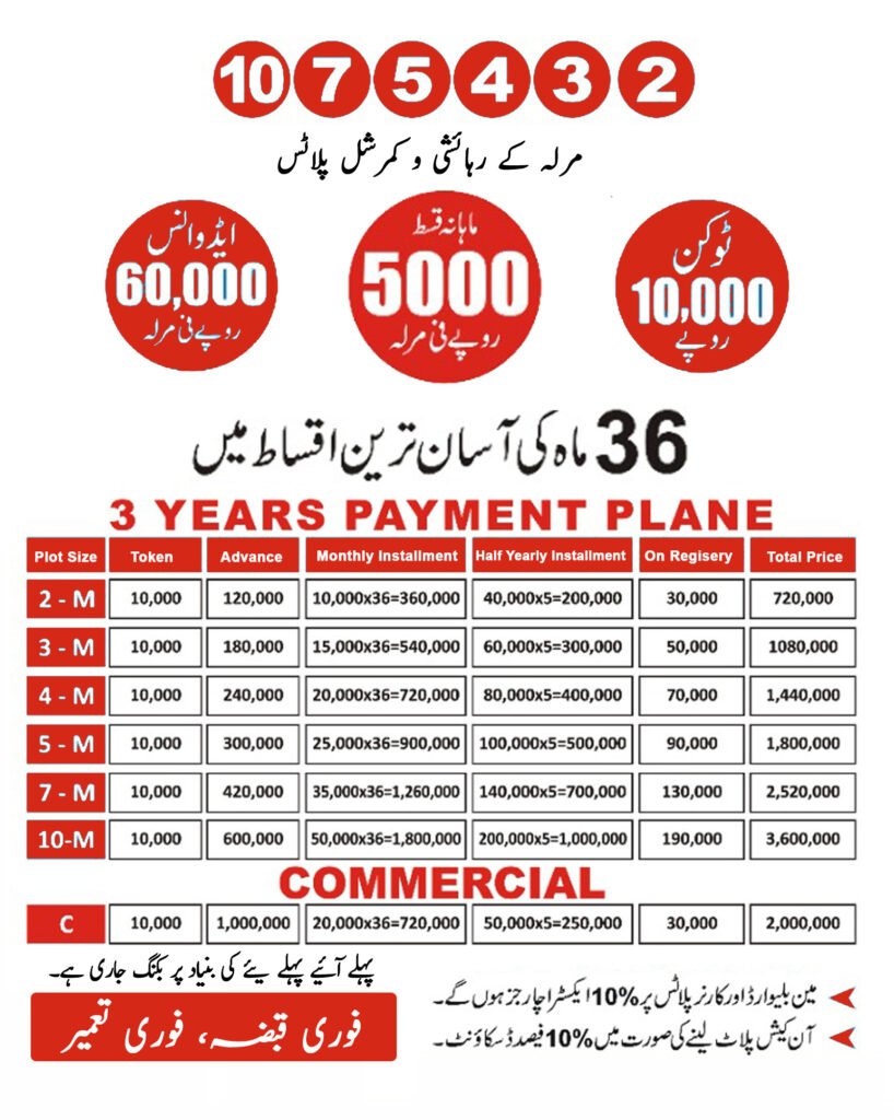 Gulzar Garden Payment Plan